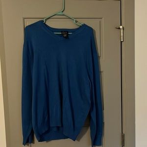 Blue XL Jos A. Banks v neck sweater